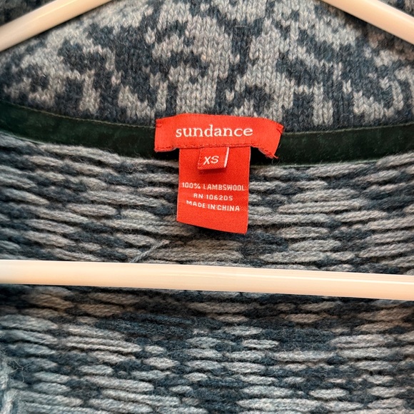 Sundance Gray and Black Knit Cardigan - Picture 2 of 3